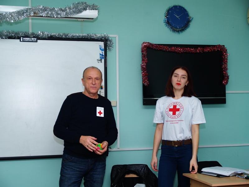 Представители общероссийской общественной организации «Российский Красный крест»