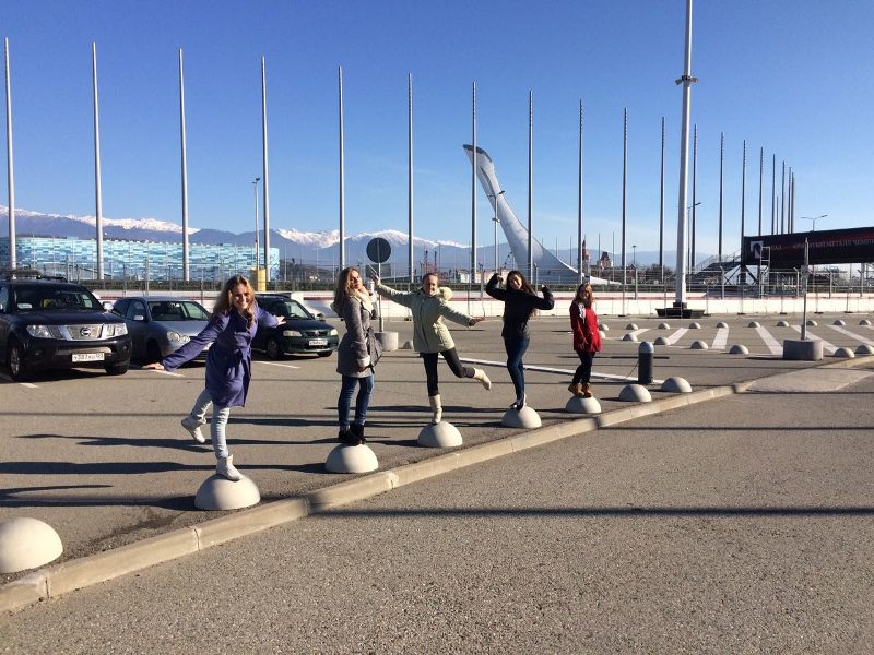 Студенты филиала на экскурсии по Олимпийским объектам