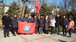 Студенты Анапского филиала Сочинского государственного университета на торжественном открытии месячника