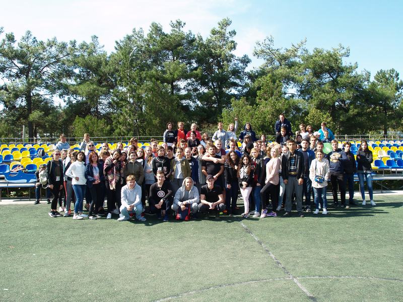 Участники XIII туристского Слёта студентов Анапского филиала Сочинского государственного университета.