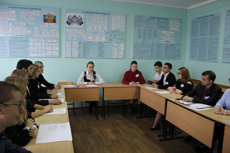 Заседание студенческого совета Анапского филиала Сочинского государственного университета по итогам 2017-2018 учебного года