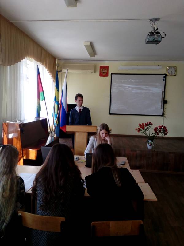 Выступление студента  Миргалауова Ильяса